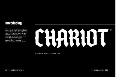 Chariot - Organic Blackletter