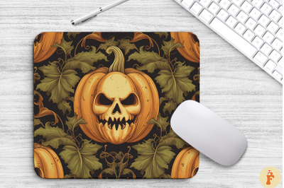 Vintage Halloween Pumpkin Mouse Pad