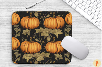 Vintage Halloween Pumpkin Mouse Pad