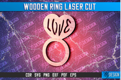 Wooden Ring Laser Cut SVG Design | Laser Cut Design &nbsp;