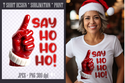 Christmas Sublimation PNG|Ho ho ho