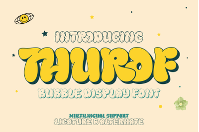 Thurof - Bubble Font