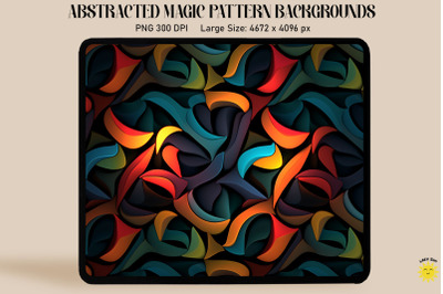 Abstracted Magic Pattern Background