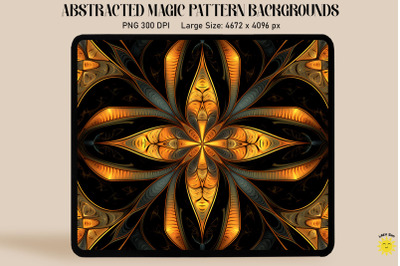 Abstracted Magic Pattern Background