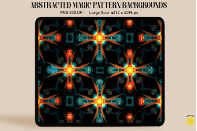 Abstracted Magic Pattern Background