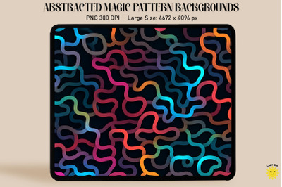 Abstracted Magic Pattern Background