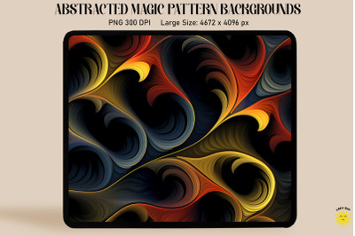 Abstracted Magic Pattern Background