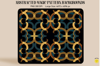 Abstracted Magic Pattern Background