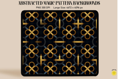 Abstracted Magic Pattern Background