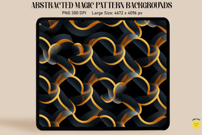 Abstracted Magic Pattern Background