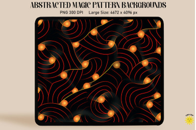 Abstracted Magic Pattern Background