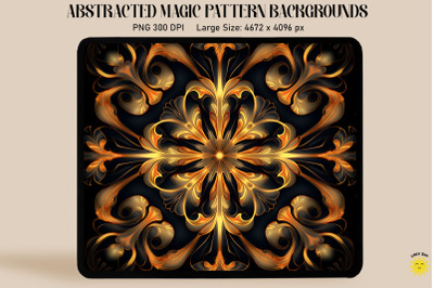 Abstracted Magic Pattern Background