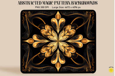 Abstracted Magic Pattern Background