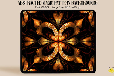 Abstracted Magic Pattern Background