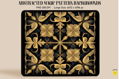 Abstracted Magic Pattern Background