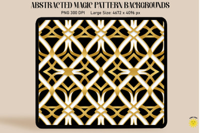 Abstracted Magic Pattern Background