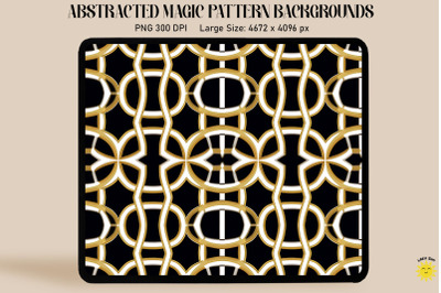 Abstracted Magic Pattern Background