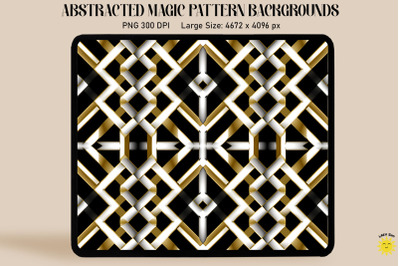 Abstracted Magic Pattern Background