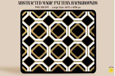 Abstracted Magic Pattern Background