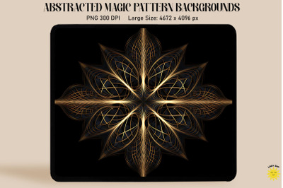 Abstracted Magic Pattern Background