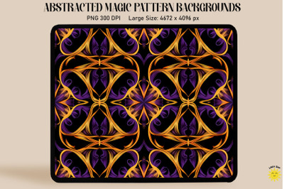 Abstracted Magic Pattern Background