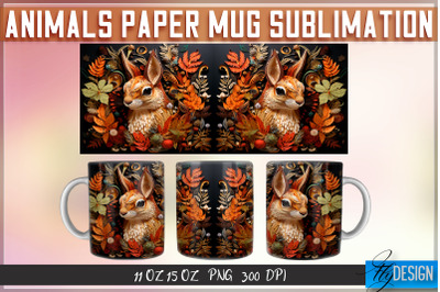 Squirrel Paper Mug Sublimation