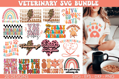Veterinary SVG Bundle PNG Sublimation