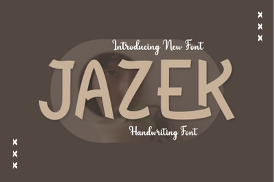 Jazek - Handwriting Font
