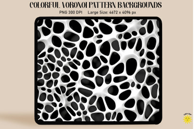 Simple Black And White Voronoi Pattern