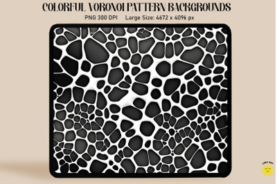 Simple Black And White Voronoi Pattern