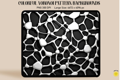 Simple Black And White Voronoi Pattern