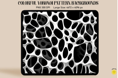 Simple Black And White Voronoi Pattern