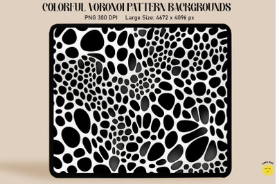 Simple Black And White Voronoi Pattern