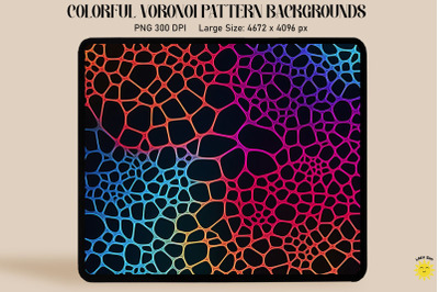 Fluorescence Voronoi Diagram Pattern