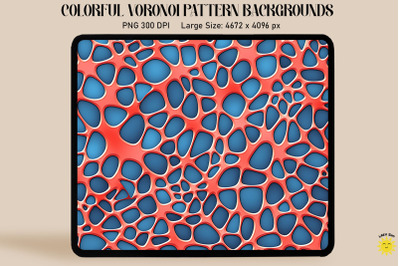 Abstract Voronoi Diagram Pattern