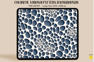 Abstract Voronoi Diagram Pattern