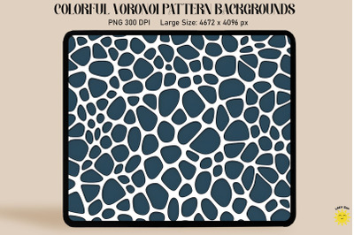 Abstract Voronoi Diagram Pattern