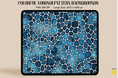 Abstract Voronoi Diagram Pattern