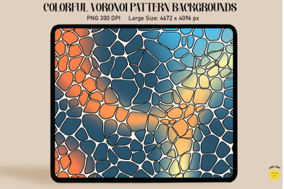 Abstract Voronoi Diagram Pattern