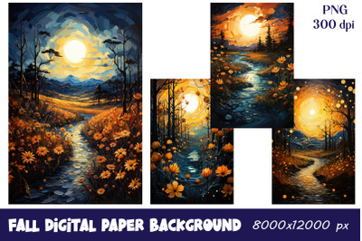 Fall Digital Paper Background
