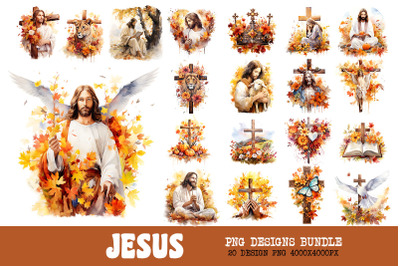 Fall For Jesus Christ Retro Bundle