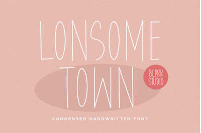 Lonesome Town Font