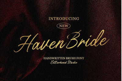 Haven Bride -  Handwritten Brush Script