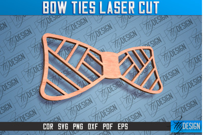 Bow Ties Laser Cut | Laser Cut SVG Design | CNC files