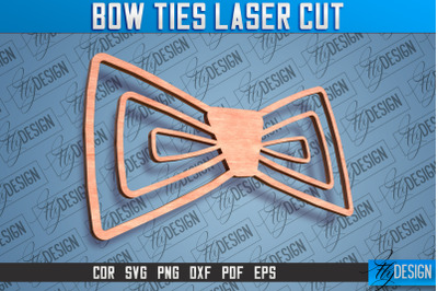 Bow Ties Laser Cut | Laser Cut SVG Design | CNC files