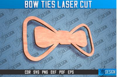 Bow Ties Laser Cut | Laser Cut SVG Design | CNC files