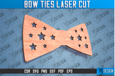 Bow Ties Laser Cut | Laser Cut SVG Design | CNC files