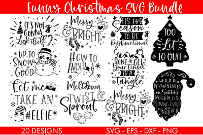 Funny Christmas SVG Bundle