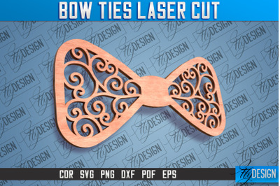 Bow Ties Laser Cut | Laser Cut SVG Design | CNC files