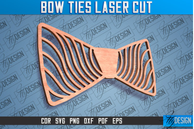 Bow Ties Laser Cut | Laser Cut SVG Design | CNC files